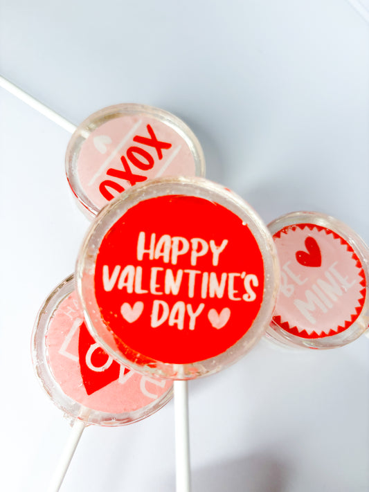 Valentine's Day Shake Lollipops