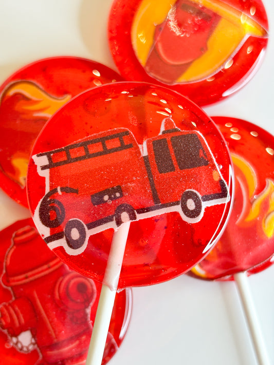 Firefighter Lollipops