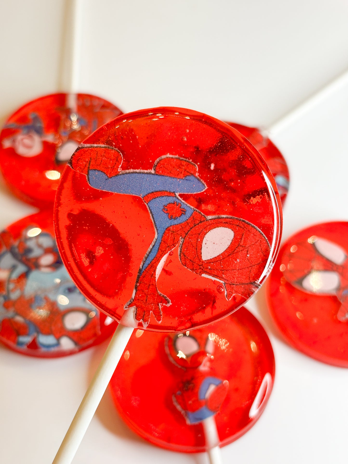 Spiderman Lollipops