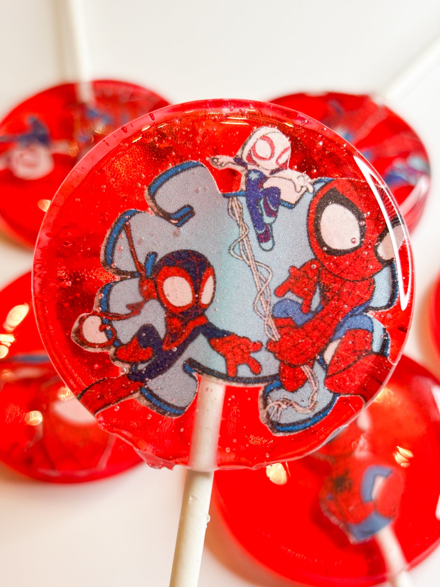 Spiderman Lollipops