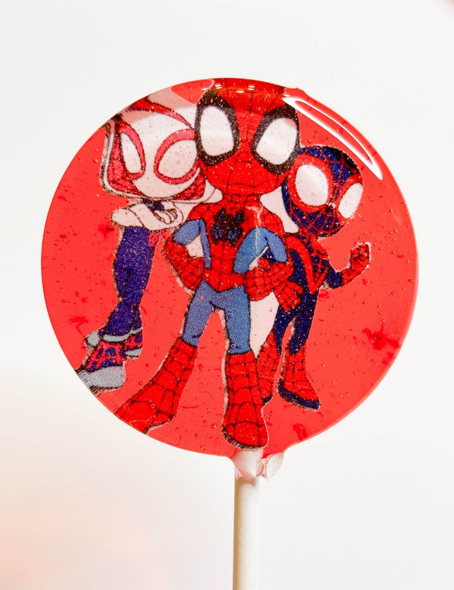 Spiderman Lollipops